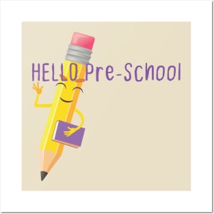 Hello pre-school Posters and Art